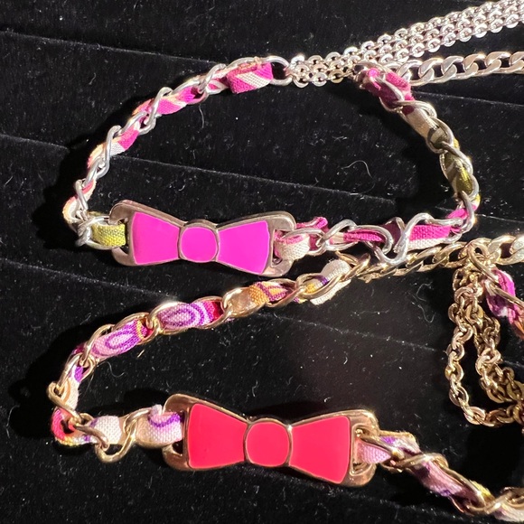 Vera Bradley Wrap Around Bracelets or Necklace - one gold / one silver - Picture 6 of 9